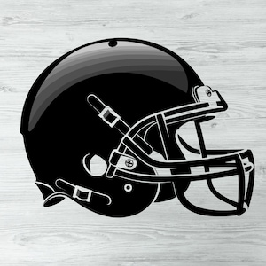 Paquete de siluetas SVG de casco de fútbol: archivos SVG, PNG, PDF, DXF y Eps, descarga digital instantánea de vectores