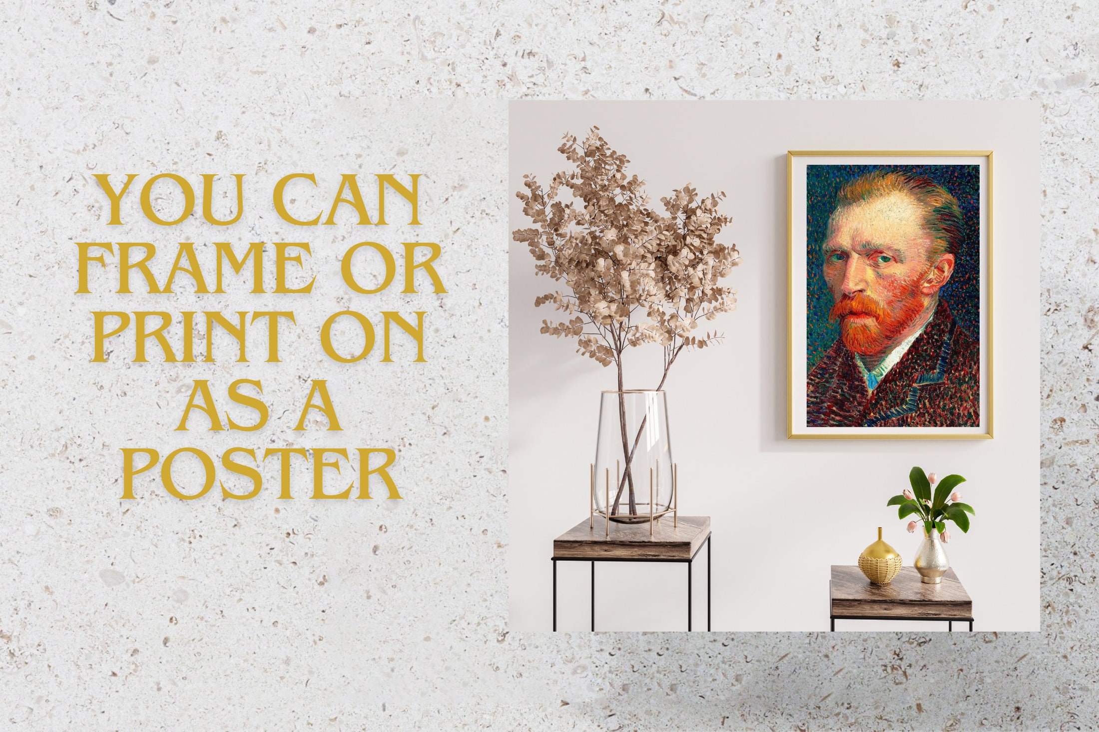 Van Gogh Paint by Numbers Van Gogh Portre procreate Personalized Gifts ...