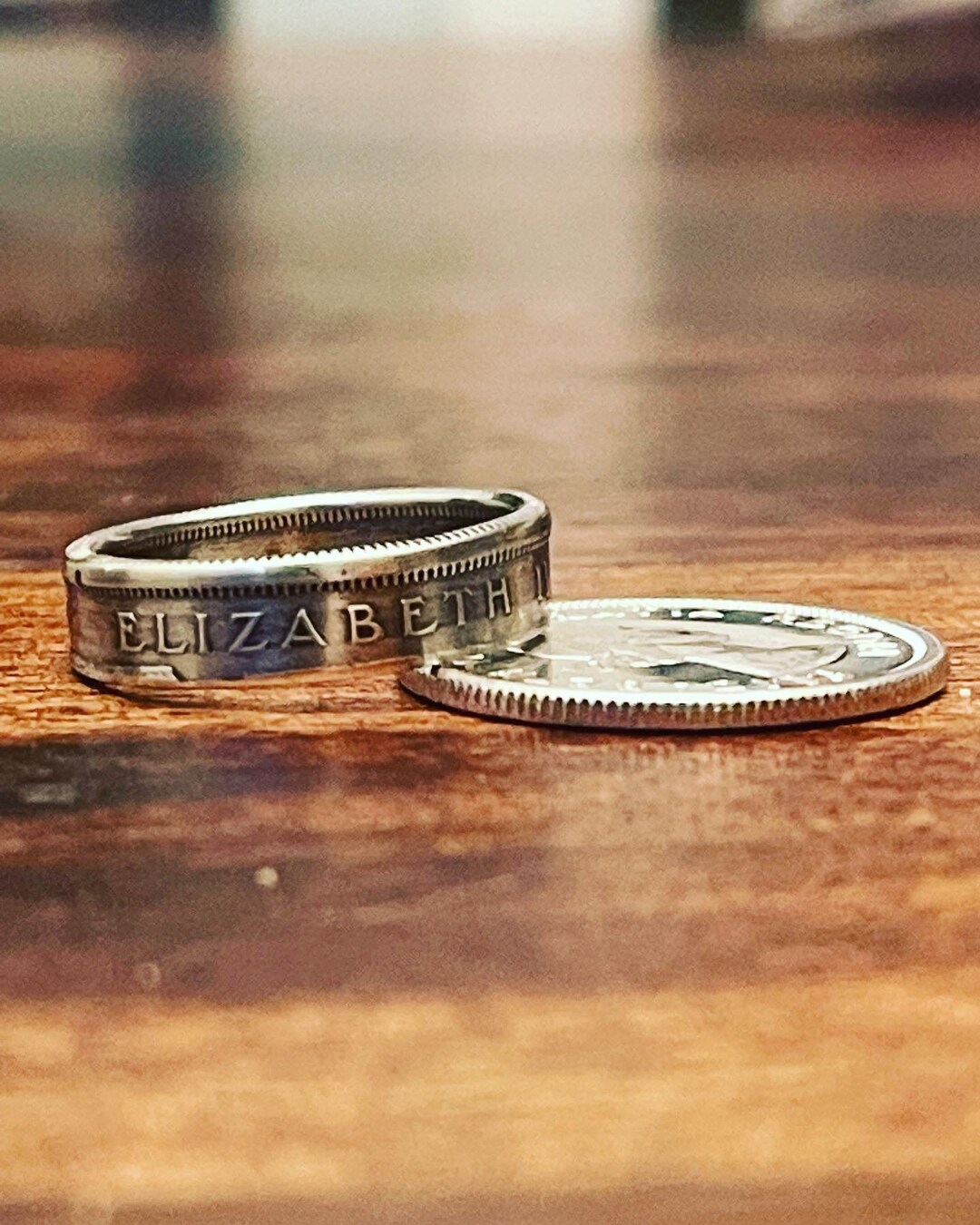 Quarter Ridges Ring 80% Silver Canadian Quarter Ring - Etsy