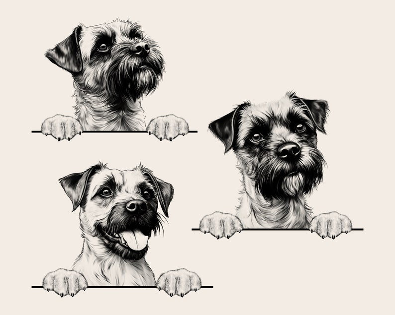 border-terrier-line-art-peeking-dog-svg-png-jpg-etsy-uk
