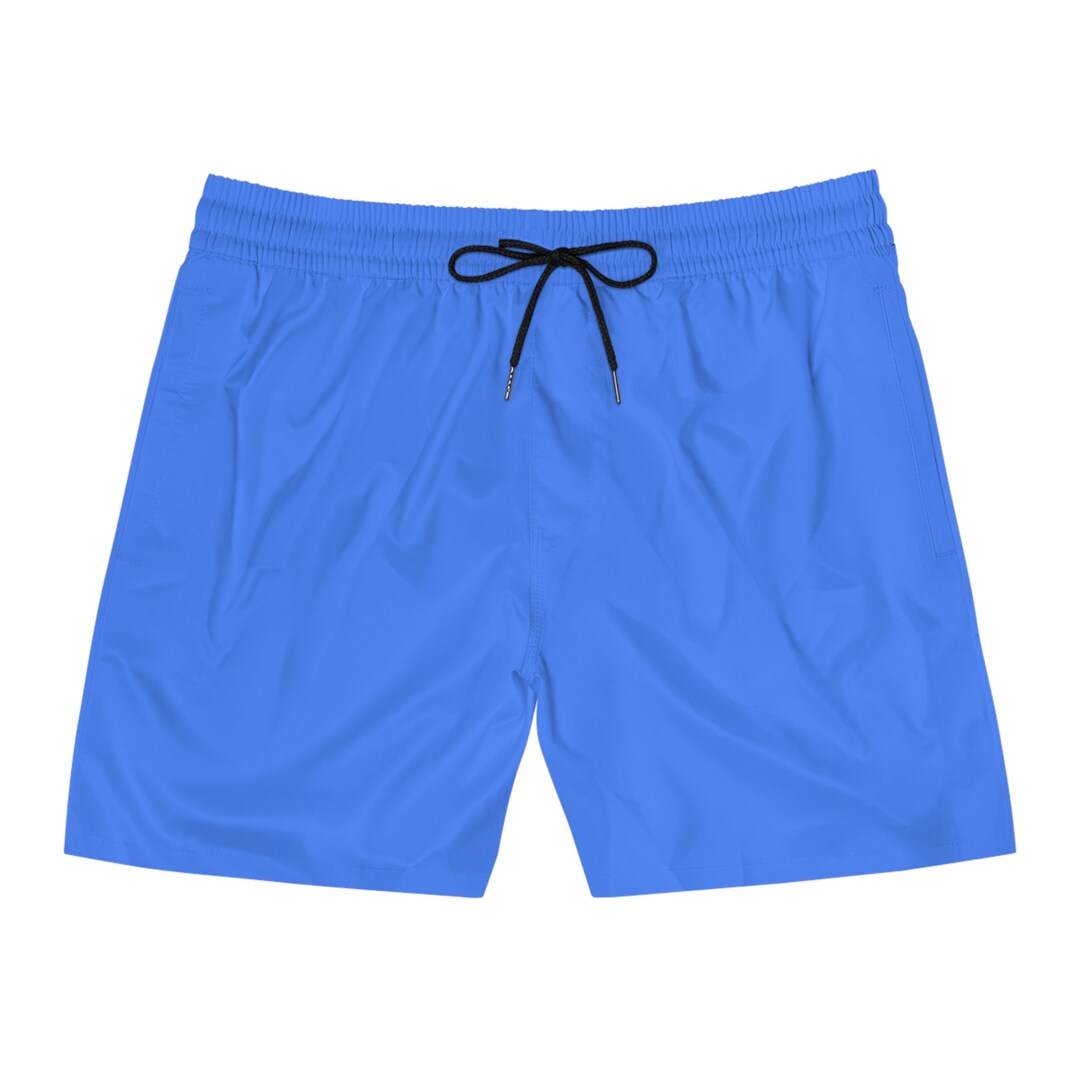 Men's Sky Blue Swimming Shorts soft Etsy