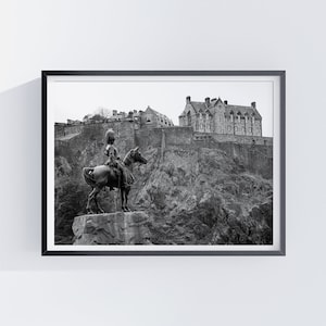 Édimbourg, Écosse, Château d’Édimbourg, Téléchargement instantané, Photographie de voyage, Décoration murale, Affiche rétro, Impression d’art, Toile, Art mural moderne