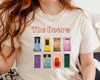 Doors Shirt, Doors, Classic Rock, Comfort Colors Graphic T-Shirt, Rock Bands Shirt, Graphic TShirt, Classic Rock Shirt