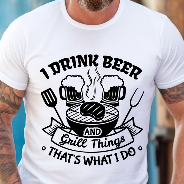 Funny Shirt Men, Funny Fathers Day Shirt, Fathers Day Gift, Dad shirt, Funny Beer Shirt, Funny BBQ Shirt, Funny Dad Shirt, BBQ Shirt, Grill
