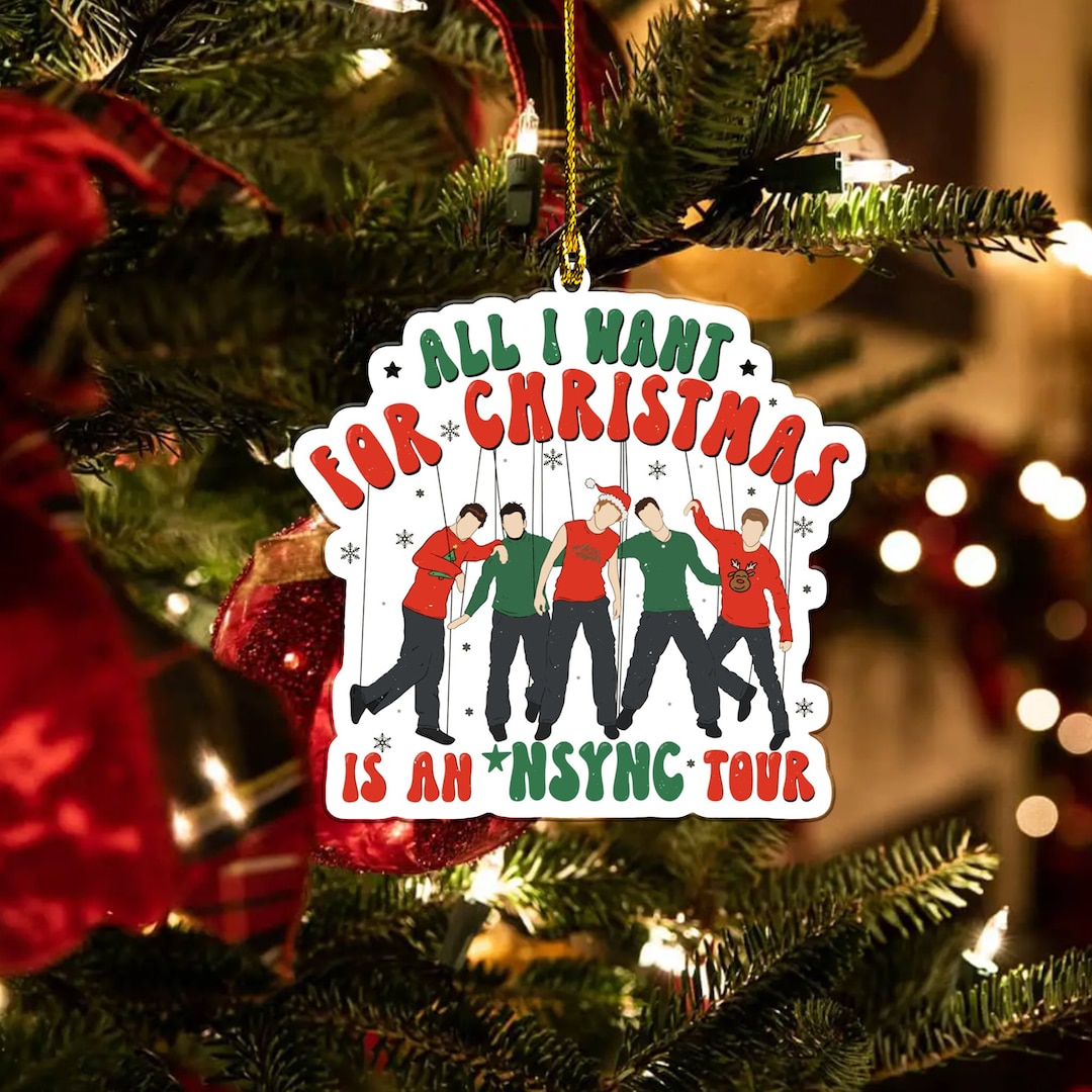 NSYNC Christmas Ornaments Retro NSYNC Forever Christmas Gift Etsy