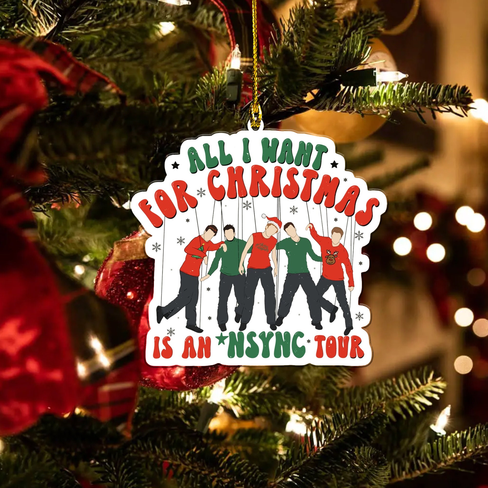 Nsync Christmas Ornament 