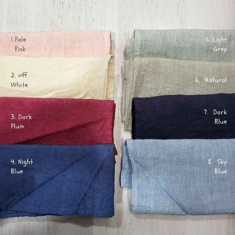 Handloom Woven Linen Bed Canopy for All Bed Size, Boho Canopy Panels