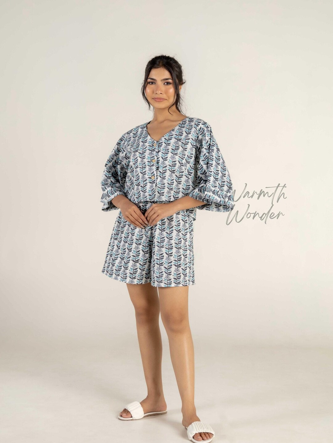 Miraya Hand Block Print Cotton Co-ord Set