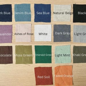 Organic Cotton Curtain Panels: Pre-Washed Stone Texture, Custom Size Drapes (Set of 2)