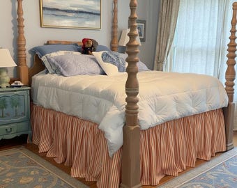 Jupe De Lit Simply Shabby Chic Blanche - Taille Twin, Volanté, Style Cottagecore