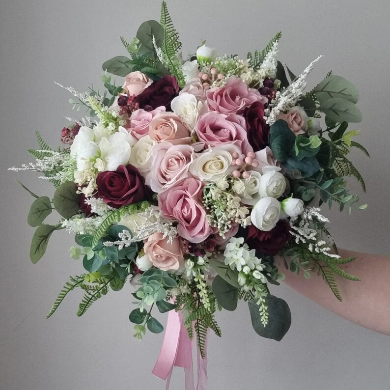 Bespoke Faux Wedding Flowers / Bridal Bouquet / Bridesmaid Bouquet