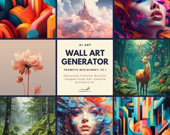 Midjourney Prompts AI Generator Art Instant Download – Creative AI-Powered Prompts