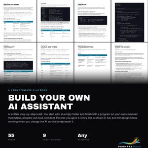 Build Your Own AI Assistant in Python | Step-by-Step Guide (PDF Download)