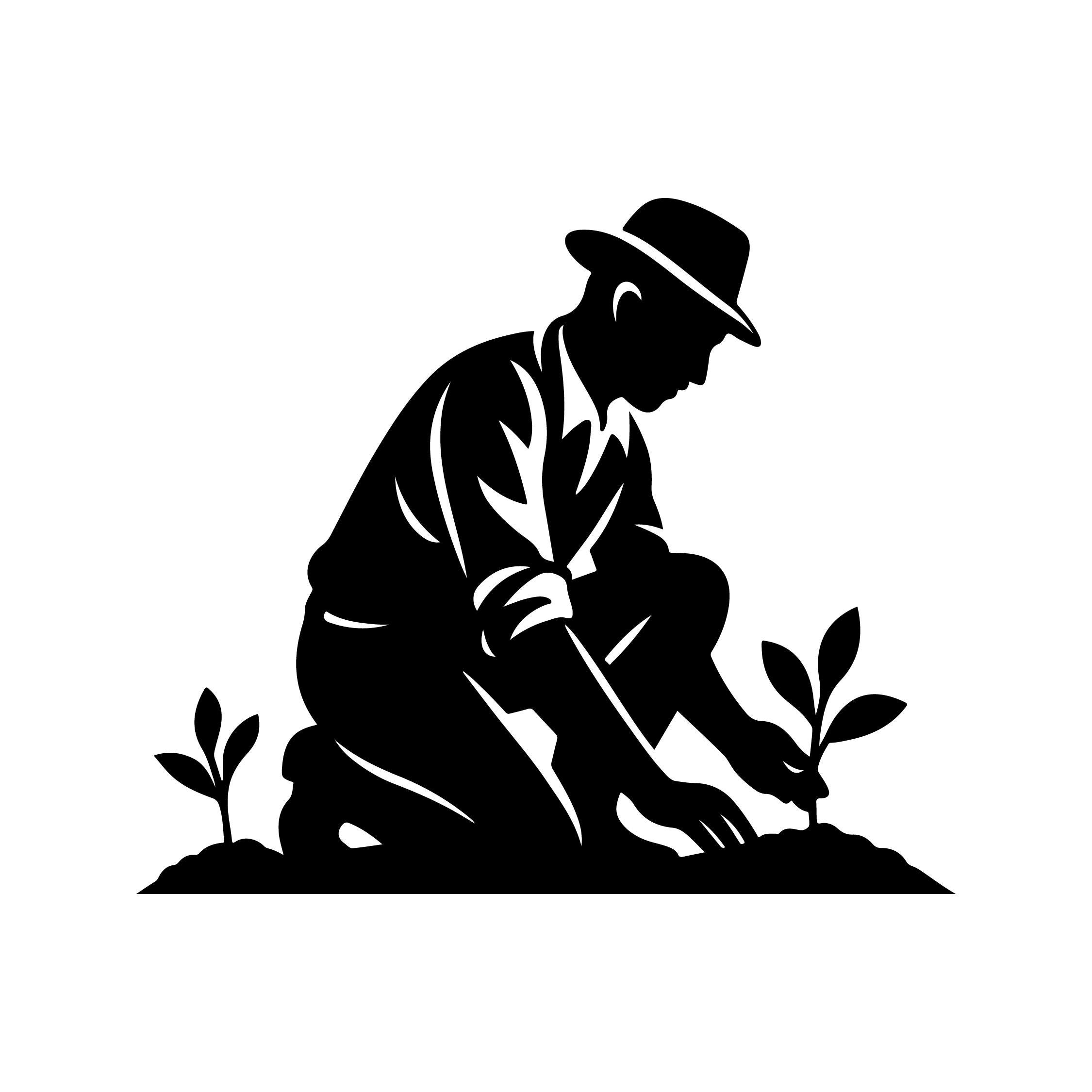 Farmer | Svg Png Dxf | Vector Graphics Cut Engrave Digital Files ...