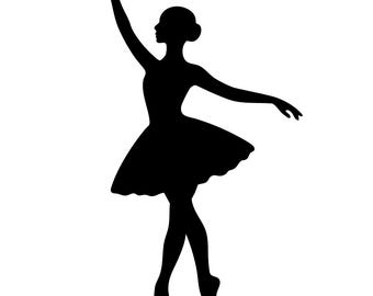 Ballet Dancer SVG: Ballerina Silhouette Clip Art (Commercial Use)
