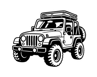 4x4 Offroad SVG, Off-Road Clipart