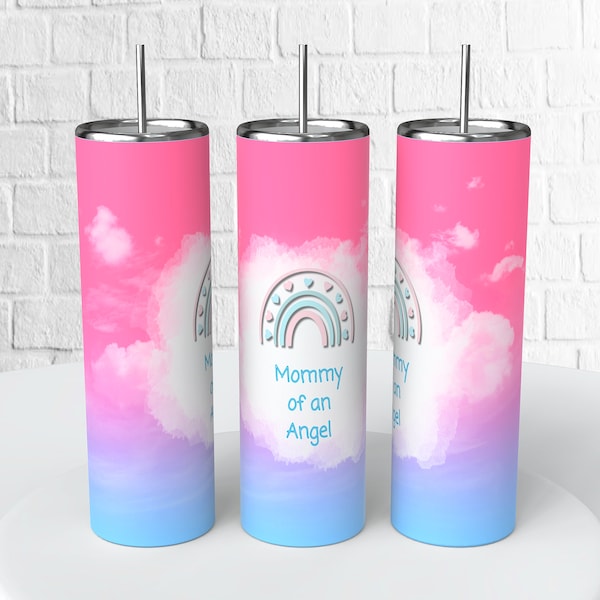 Mommy of an Angel/Infant Pregnancy Loss Tumbler Wrap/ PNG/ Digital Design