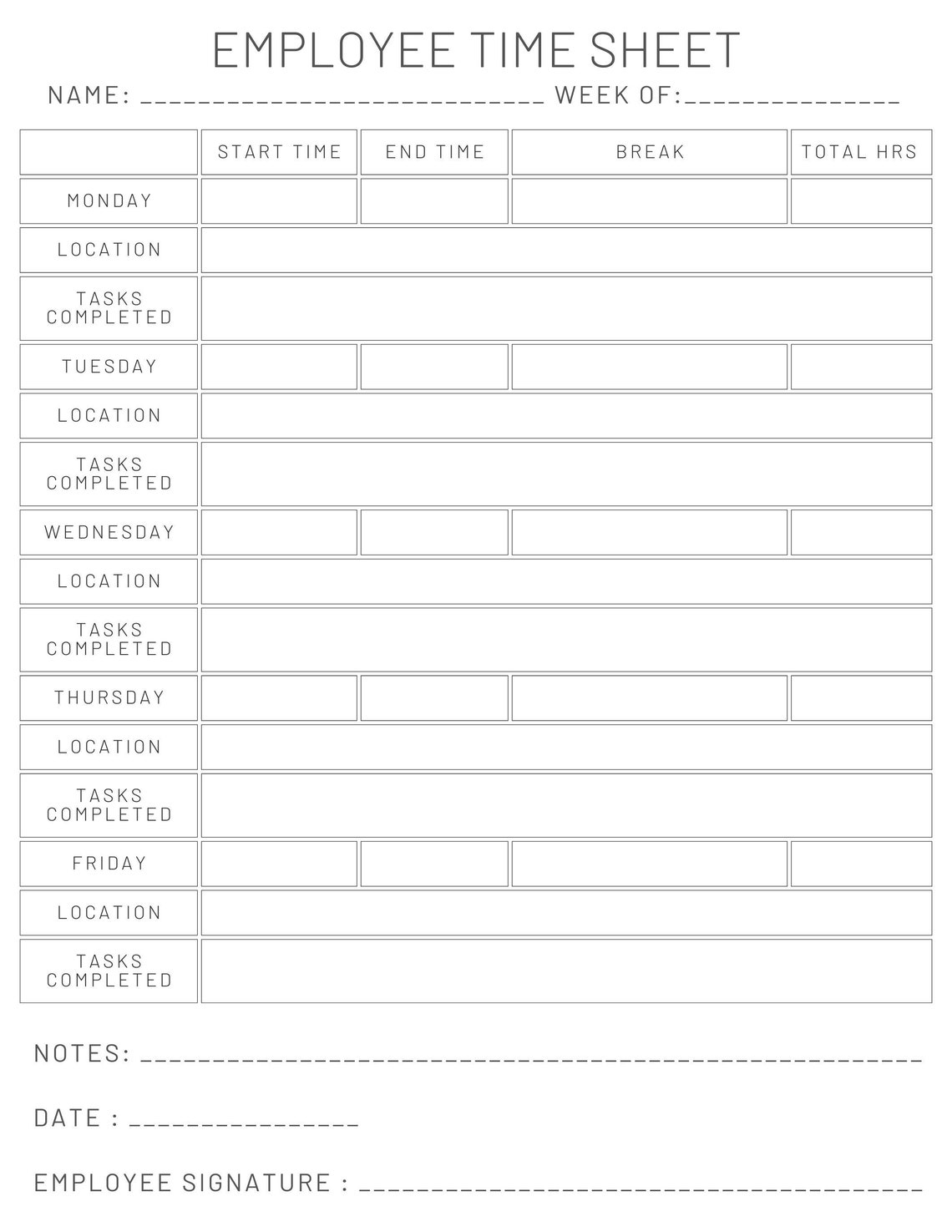 employee-time-sheet-etsy