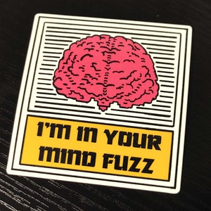 Pegatinas de parche cerebral inspiradas en Fuzz, el rey Molleja y el mago lagarto