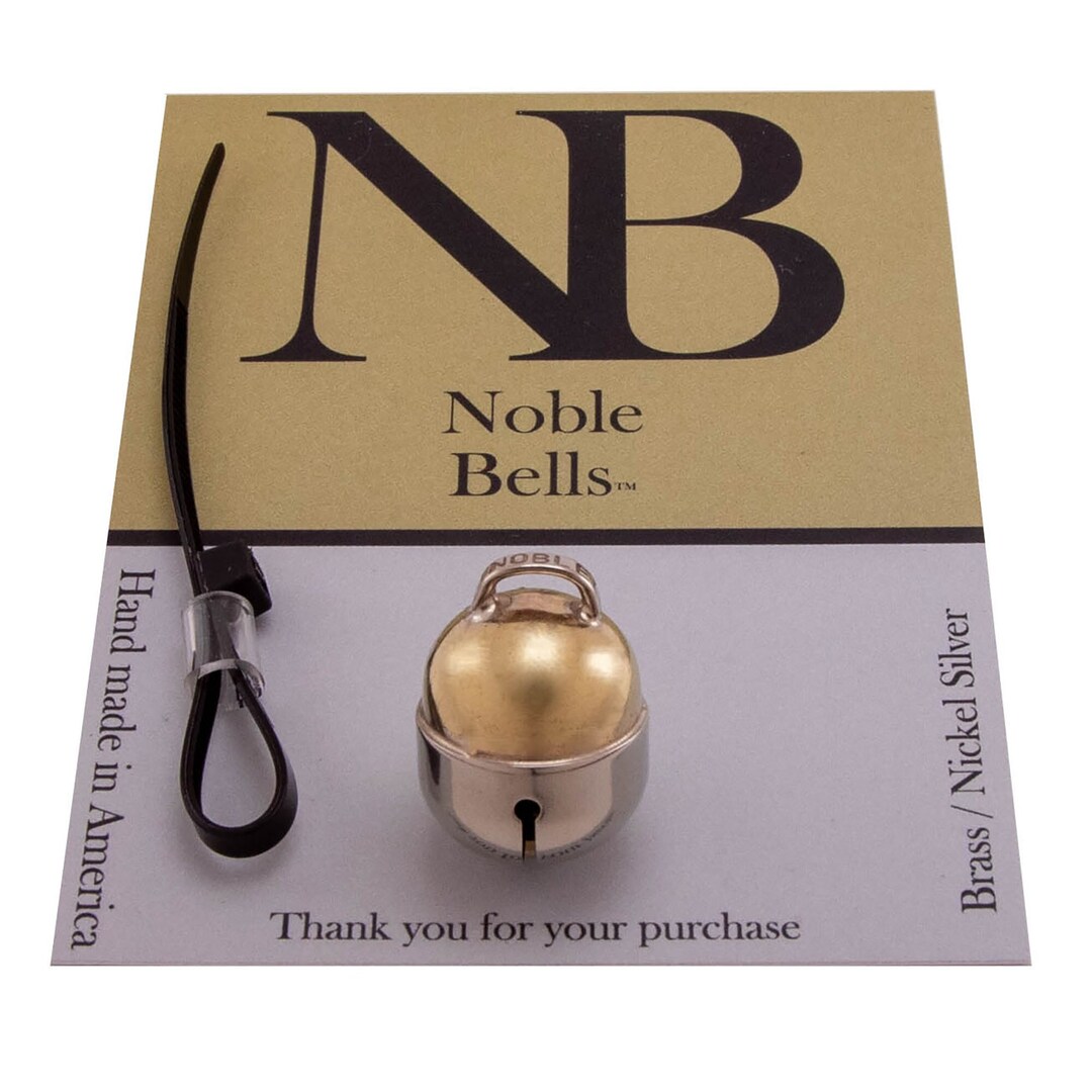 Extra Loud Collar Bell for Cats and Dogs, Brass and Nickel Silver
