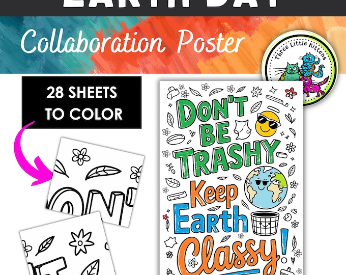 Growth Mindset Bulletin Board | Collaborative Coloring Poster for the ...