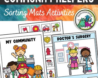 Community Helper Sorting Activity: Preschool Occupation Matching Game (PDF)