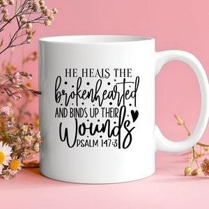 Christian Graphic Accent Coffee Mug 11oz Custom Mug Christian Mug Motivational Mug Christian Coffee Mug Christian Mug Christian Gift