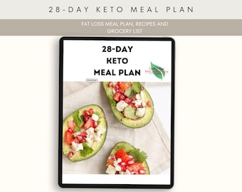 Printable Keto Diet Meal Planner: Low-Carb Food List (PDF Download