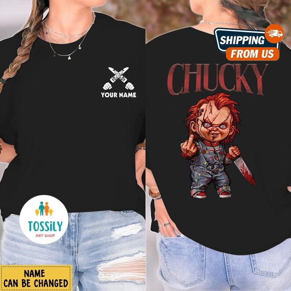 Custom Horror Child Shirt, Horror Child Sweatshirt, Horror Character Hoodie, Horror Movie Shirt, Halloween Shirt, Gift For Men