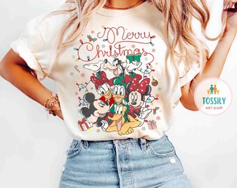 Disney Christmas Comfort Colors, Mickey’s Very Merry Christmas Party Shirt, Mickey & Friends Christmas Shirt, Disneyland Christmas Shirt