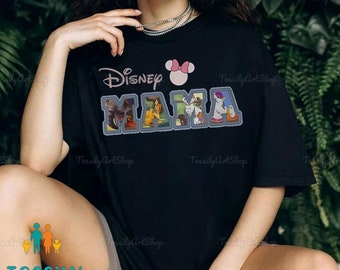 Disney Mama Shirt, Minnie Mom Shirt, Disney Mom Verjaardagscadeau, Moederdag Cadeau Shirt, Cadeau voor moeder, Moeder Shirt, Disney Shirt