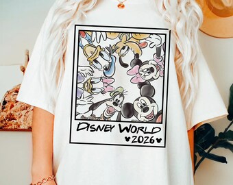 Vintage Walt Disneyworld Shirt, Retro Disneyworld Shirt, Mickey And Friends Shirt, Disney Trip 2026 Shirt, Disney Family Matching Trip Tee