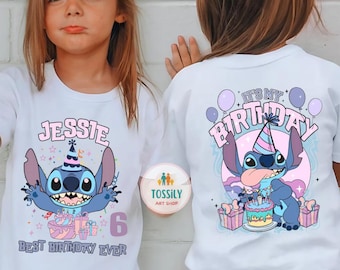 It's My Birthday Stitch Shirt, Stitch Birthday Shirt, Disneyland Birthday Trip T-Shirt, Birthday Party Sweater, Lilo & Stitch Tee