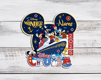 Personalized Disney Cruise Door Magnet Cruise line door magnet Disney Cruise Magnet DCL Magnet Stateroom Door magnet Ship Cruise Magnet