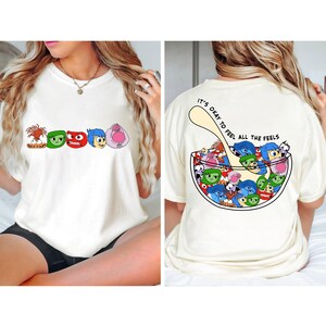 Disney Every Day Is Full Of Emotions,  Inside Out It&#39;s Okay To Feel All The Feels Shirt, Mental Health shirt, Speech Therapy