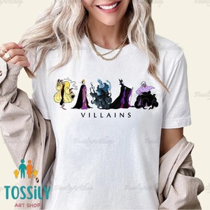 Mouse Villains Walking Shirt, Bad Witches Club Shirt, Funny Villain Shirt, Maleficent Shirt, Evil Queen Tee, Ursula Cruella Shirt