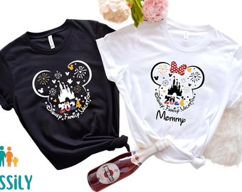 Disney Family Vacation 2024 Matching Shirts, Disney 2024 Vacation Tshirt, Disney Mickey Minnie Shirts, Disney 2024 Shirts