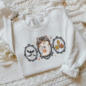 EMBROIDERED Disney Spooky Season Crewneck, Disney Halloween Sweatshirt, Pumpkin Mickey Shirt, Disney Fall Cozy Top, Mickey Ears Pumpkin Top