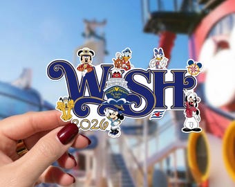 Imán personalizado para crucero 2026, decoración personalizada para la puerta del camarote, barco de tesoros, aventuras, deseos, fantasías, sueños, maravillas y destinos.