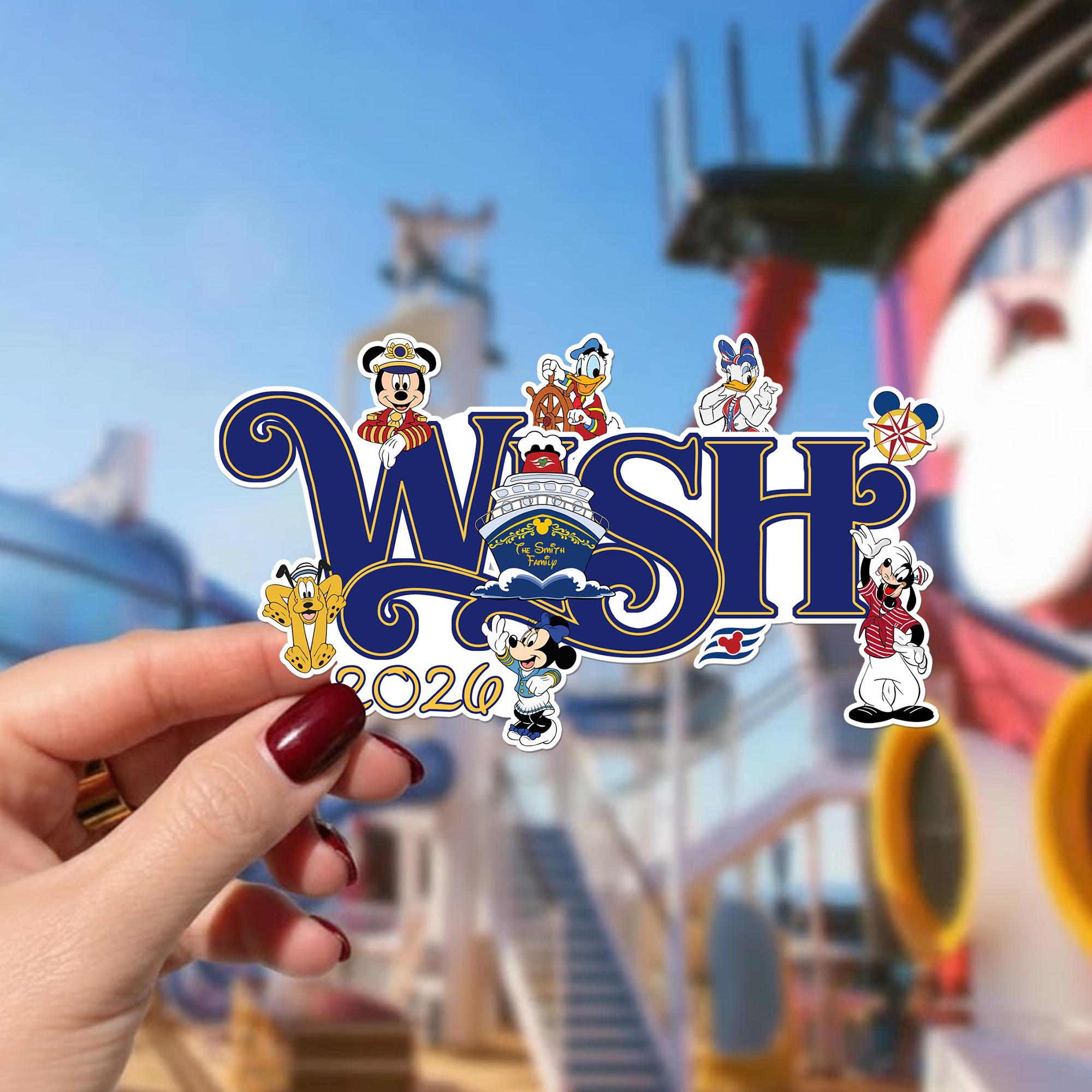 Custom Cruise Magnet 2026, Personalized Stateroom Door Decor
