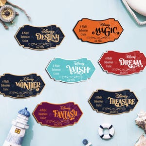 Personalized Disney Cruise Ship Magnet, Ship Name Door Magnet, Disney Porthole Magnet , Disney Cruise Decor, Disney Cruise Line Magnets