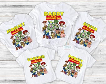 Toy Story Birthday Family Shirt, Custom Toy Story Shirt, Toy Story Birthday Girl Shirt, Toy Story Birthday Boy Shirt, Woody Shirt