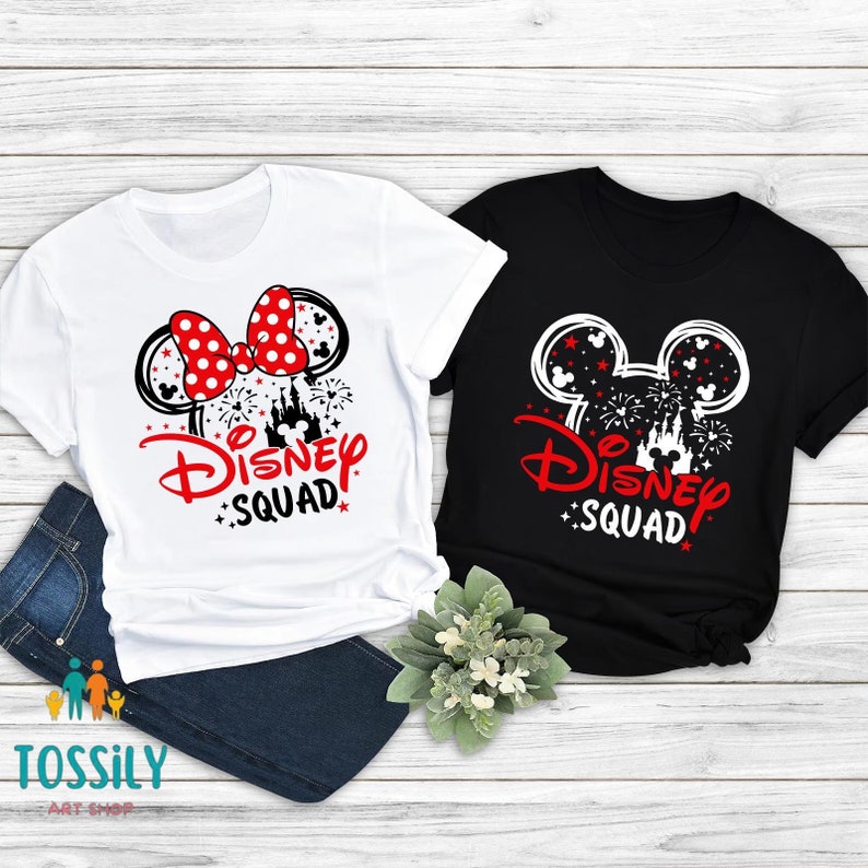 Disney Squad Group Matching Shirt 2024, Disneyland Squad 2024 Shirts ...