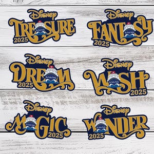 Personalized Disney Cruise Door Magnets, Cruise Door Decorations, Royal Caribbean Door Magnet, Disney Cruise Magnets, Disney Destiny Cruise