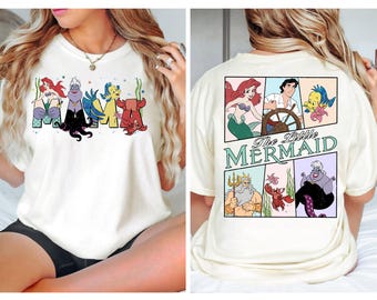 Comfort Colors The Little Mermaid Shirt, Disney T-shirt, Women's Little Mermaid Ariel Shirt, Ariel Mermaid Shirt, Disney Ariel Shirt