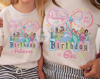 Personalized Disney Birthday 2026 Shirts, Mickey Birthday Shirt, Disney Birthday Girl, Birthday Squad, Disney Best Birthday Ever Party Tee