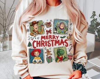 Disney Toy Story Christmas Family Shirt, You've Got a Friend in Me Christmas T-Shirt, Disney Christmas Sweatshirt Gift for Toy Story Lovers