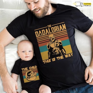 Dadalorian Shirt, Dadalorian And Child Matching Shirt, Dadalorian Shirt For Dad, Dad and Baby Matching Shirts, Father's Day Shirts