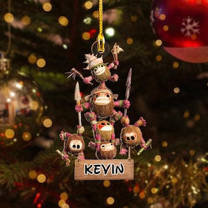 Moana Christmas Acrylic Ornament, Moana Kakamora Ornament, Personalized Christmas Ornament, Kakamora ornament Moana Keepsake