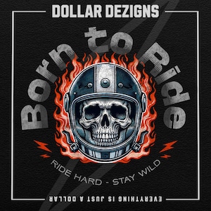 Born To Ride Motorcycle Ride Or Die PNG Skeleton Motorcycle With Flames Skull And Wing Tshirt Digital Download Design For Biker Men Rider